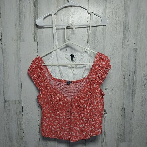Lot of 2 Wild Fable Crop Top Size Large - Picture 1 of 12
